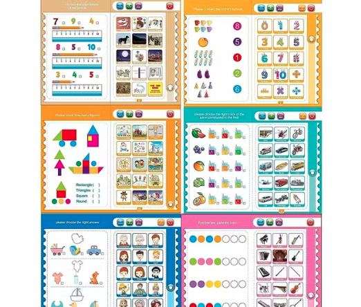 Interactive Children Book -Musical English Educational Phonetic Learning Book for 3 + Year Kids Toddlers AC (Intelligence Book)