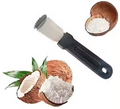 SN Stainless Steel Coconut Scrapper/Grater or coconut chatani maker (Stainless Steel with Plastic Handle)