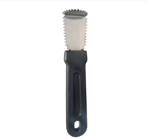 SN Stainless Steel Coconut Scrapper/Grater or coconut chatani maker (Stainless Steel with Plastic Handle)